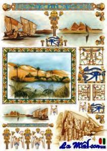 CARTA DECOUPAGE 53 EGITTO