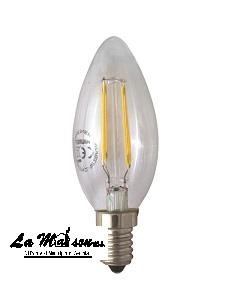 LAMPADA OLIVA 4,5W E14 LED LUCE CALDA FILAMENTI LAMPADA OLIVA 4,5W E14 LED LUCE CALDA FILAMENTI
