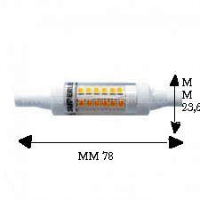 LAMPADA LED.LINEARE-MM 78- 6W 4000K