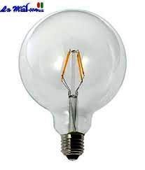 LAMPADA GLOBO LED FILAMENTI 7,5W LUCE FREDDA D/120