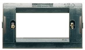 ARC SUPPORTO 3 POSTI CON VITI compatibile con BTicino living classica