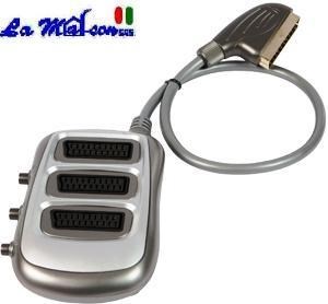 MULTIPRESA SCART 3 POSTI C/INT