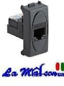 MODO PRESA RJ45 PLUG 8/8 GRIGIA