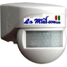 SENSORE 200 RILEVATORE DI PRESENZA regolazione luce e tempo SENSORE 200 RILEVATORE DI PRESENZA regolazione luce e tempo