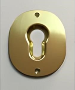 BOCCHETTA FORO YALE OTTONATA 90X70 viti esterne INCAVA