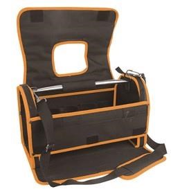 BORSA PORTAUTENSILI CHIUSURE A STRAPPO MANICO ACCIAIO BORSA PORTAUTENSILI CHIUSURE A STRAPPO MANICO ACCIAIO