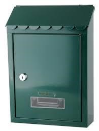 CASSETTA POSTALE LAMIERA STAMPATA VERDE CASSETTA POSTALE LAMIERA STAMPATA VERDE