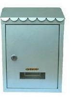 CASSETTA POSTALE LAMIERA STAMPATA GRIGIA