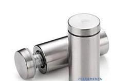 DISTANZIATORE X VETRO DA 10X20 CROMO SATINATO DISTANZIATORE X VETRO DA 10X20 CROMO SATINATO