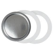 GUARNIZIONE MOKA 1TZ pz 2 + FILTRO GUARNIZIONE MOKA 1TZ pz 2 + FILTRO