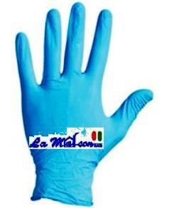 GUANTI NITRILE MULTIUSO AZZURRO M/L CF 10PZ