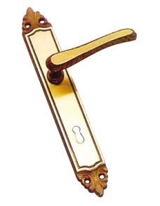 MANIGLIA ROSSELLA BRONZO C/PLACCA FORO YALE MANIGLIA ROSSELLA BRONZO C/PLACCA FORO YALE