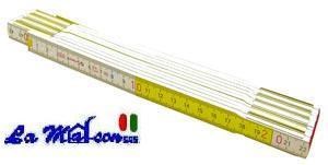 METRO LEGNO DOPPIO BCO GIALLO