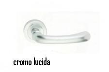 MANIGLIA X PORTA BLI. DX CR/LU BASE TONDA CON COPRIVITI