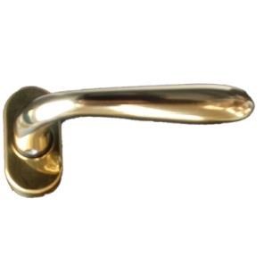 MANIGLIA X PORTA BLI. DX ORO BASE OVALE CON COPRIVITI MANIGLIA X PORTA BLI. DX ORO BASE OVALE CON COPRIVITI