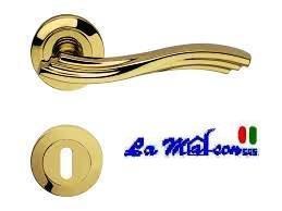 MANIGLIA MARINA C/ROSETTA ORO