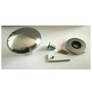 POMO X PORTA CIPOLLA CROMO SATINATO con piastra fissaggio