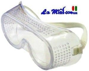 OCCHIALI PROTEZIONE MORBIDI maschera trasparenti