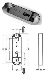 SERRATURA ARMADI ART 26 DF 1L CAS M64