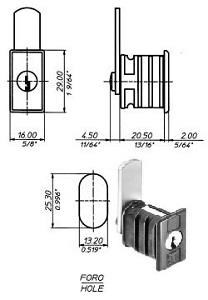 SERRATURA MERONI 2351