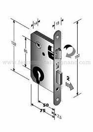 SERRATURA PATENT 50 cilindro yale BORDO TONDO OTTONATA S/CILINDRO