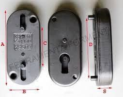 SERRATURA STRINGA 1 LEVA 2GIRI 33/F1S
