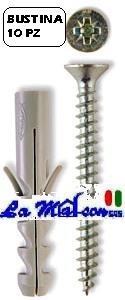 TASSELLO DA 5 C/VITE (BUSTINA) 10PZ