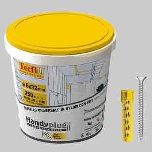 TASSELLI tipo SX 6 BARATTOLO 250 PZ TASSELLI tipo SX 6 BARATTOLO 250 PZ