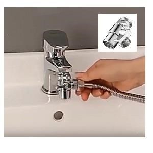 ROMPIGETTO AREATORE CON DEVIATORE laccio doccia PER LAVABO