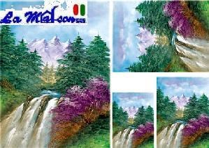 CARTA DI RISO 35X50 CASCATA 2