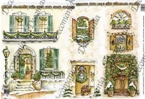 CARTA DI RISO NATALE 35X50 5046